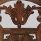 Decorative panel in carved oak wood 19th century