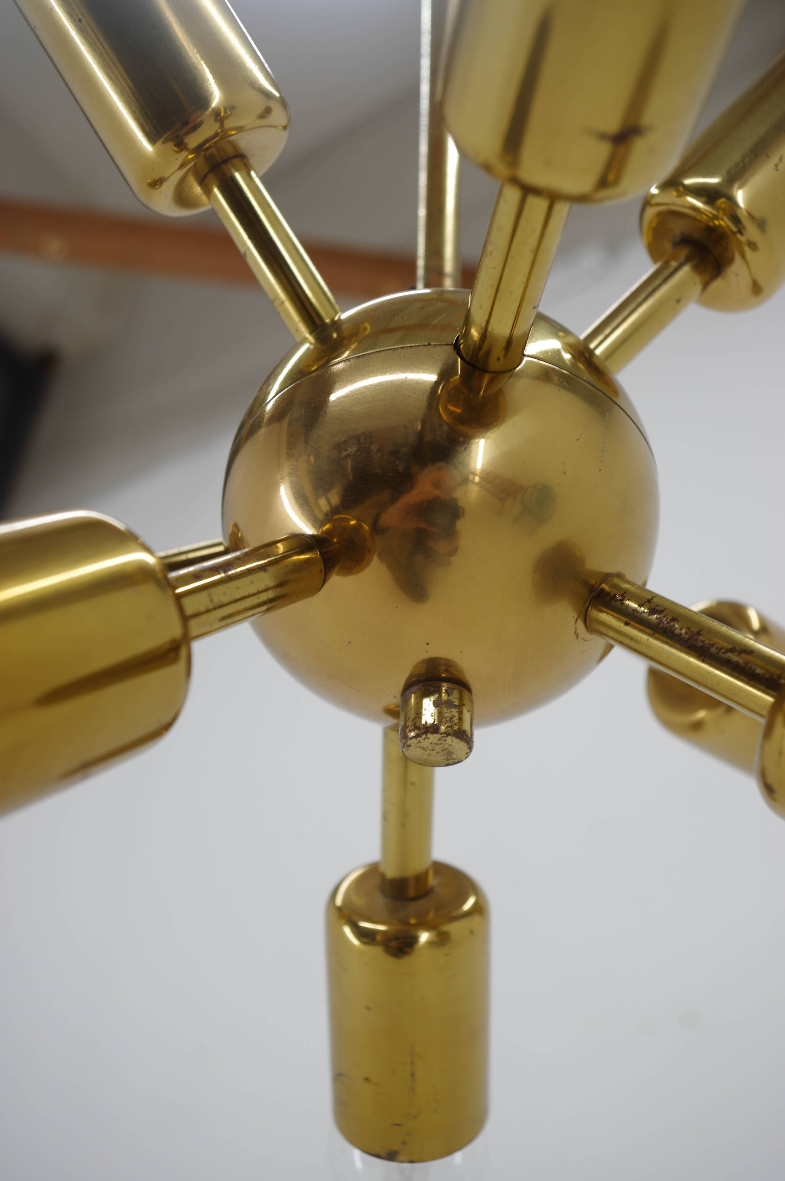 Space Age Chandelier Sputnik by Drukov, 1970s