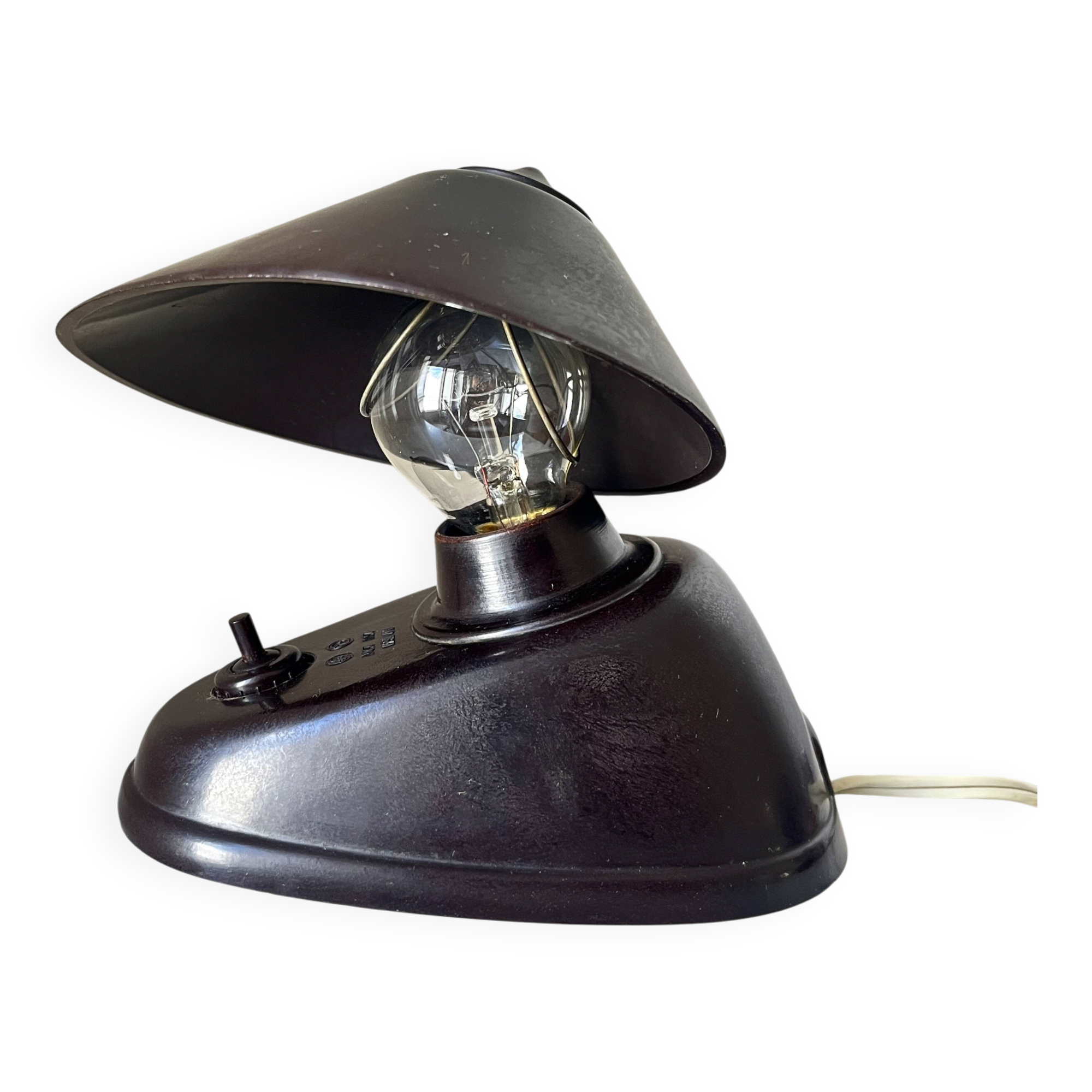 Lampe de table en bakélite Typ 11641 par ESC Zukov, Tchécoslovaquie, années 30-50