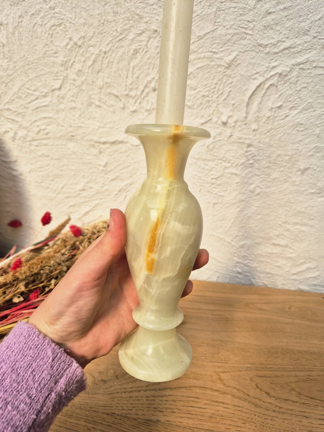 Onyx candlestick
