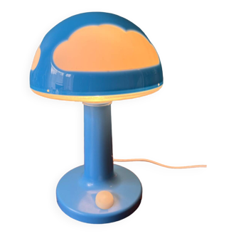 Lampe champignon nuage bleu ikea
