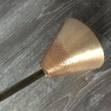 Brass-style chandelier and puffed glass 60/70