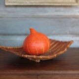 Vintage tray, bamboo, rectangular tray, fruit bowl, basket