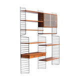 Piece wall unit by Nisse Strinning for String, Sweden 1950