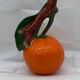 Beautiful Vintage Ceramic Orange-Shaped Carafe
