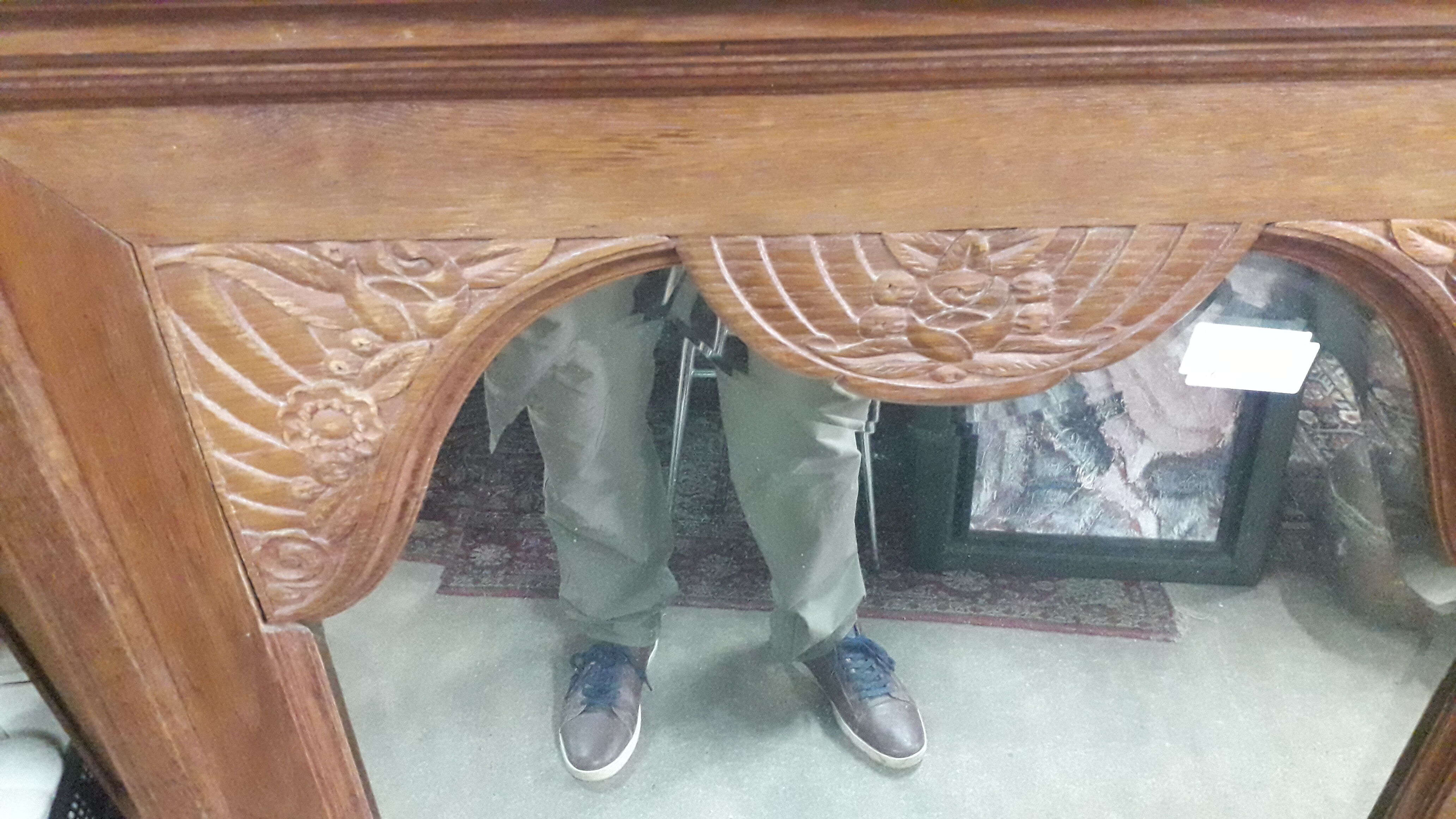 Art deco mirror, 125x88 cm