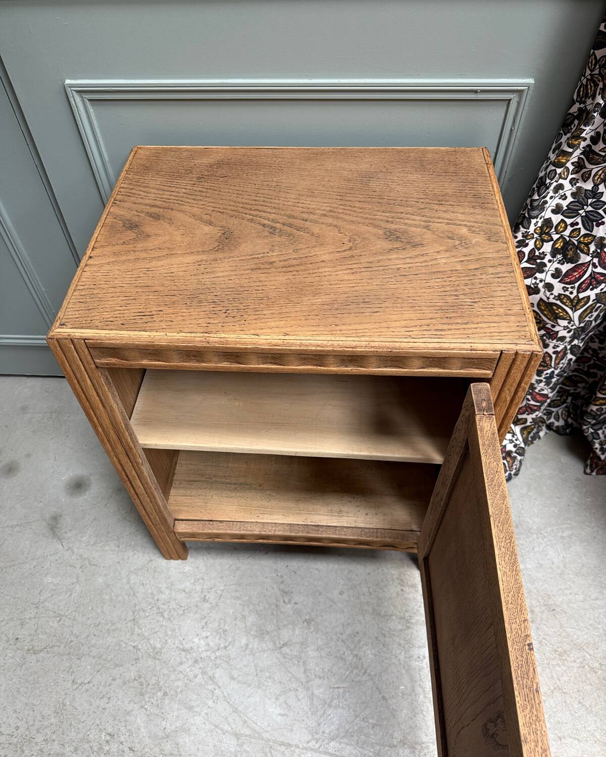 Art Deco oak jam jar (renovated)