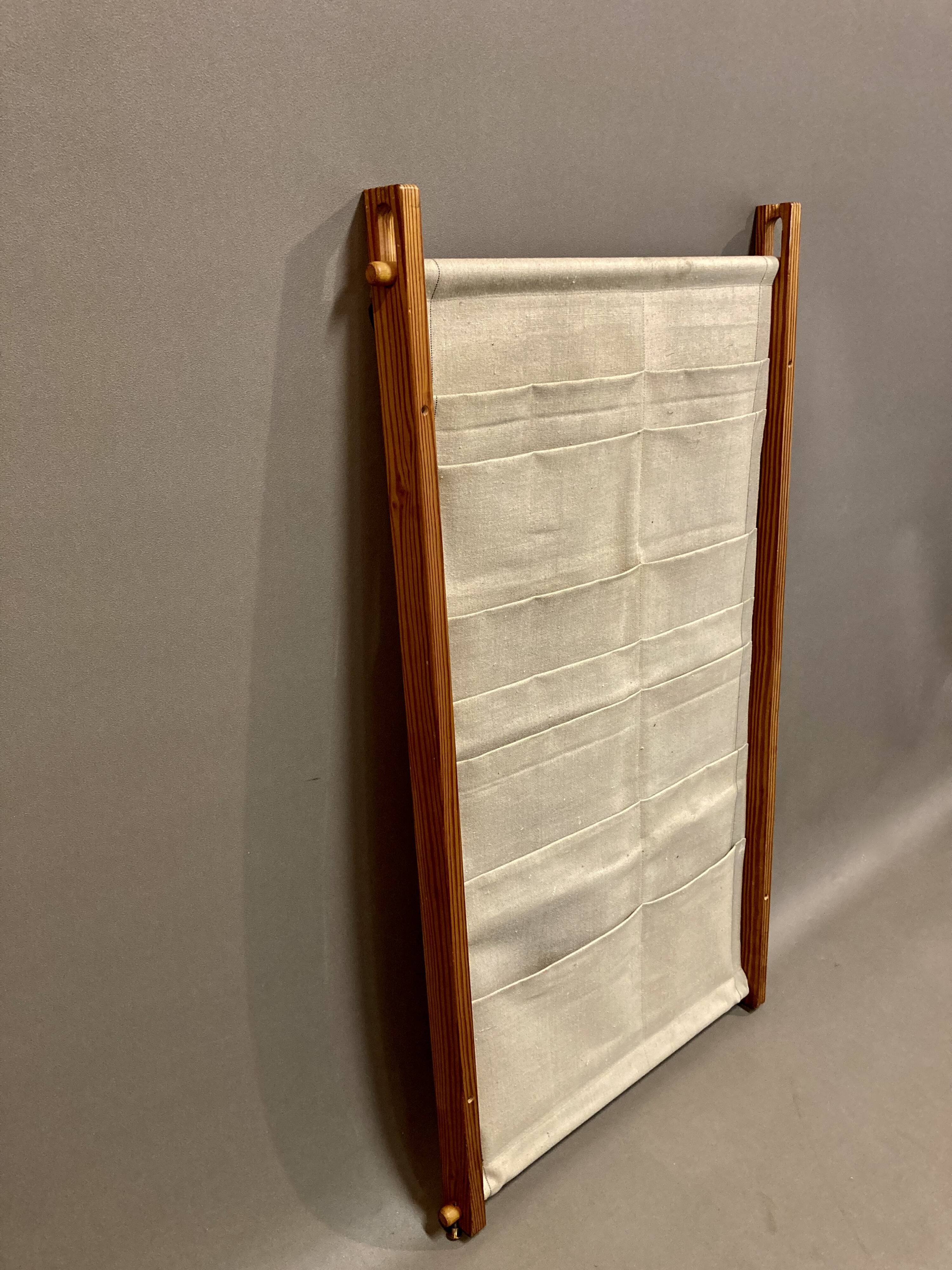 Scandinavian design magazine holder 1960