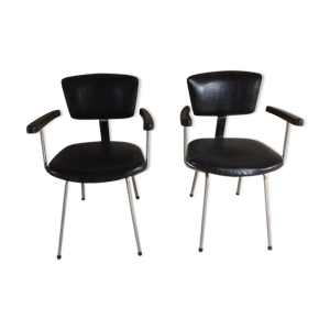Paire de chaises rétro