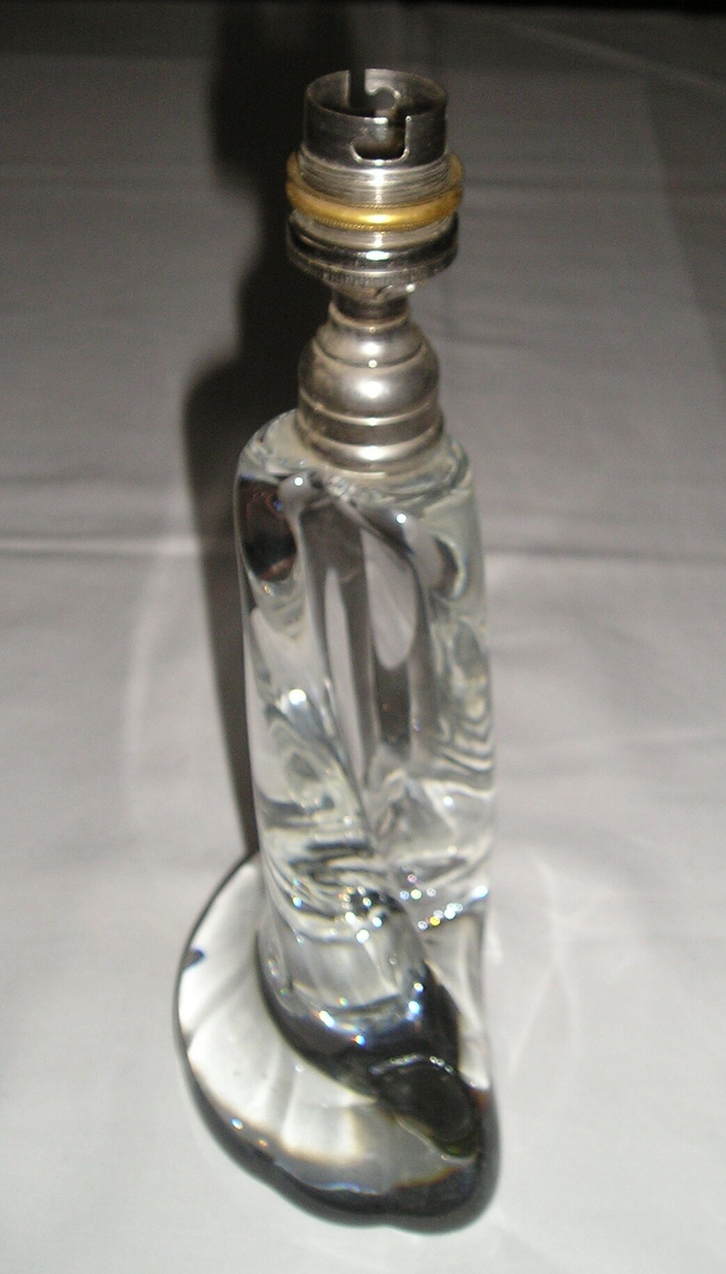Baccarat crystal lamp base