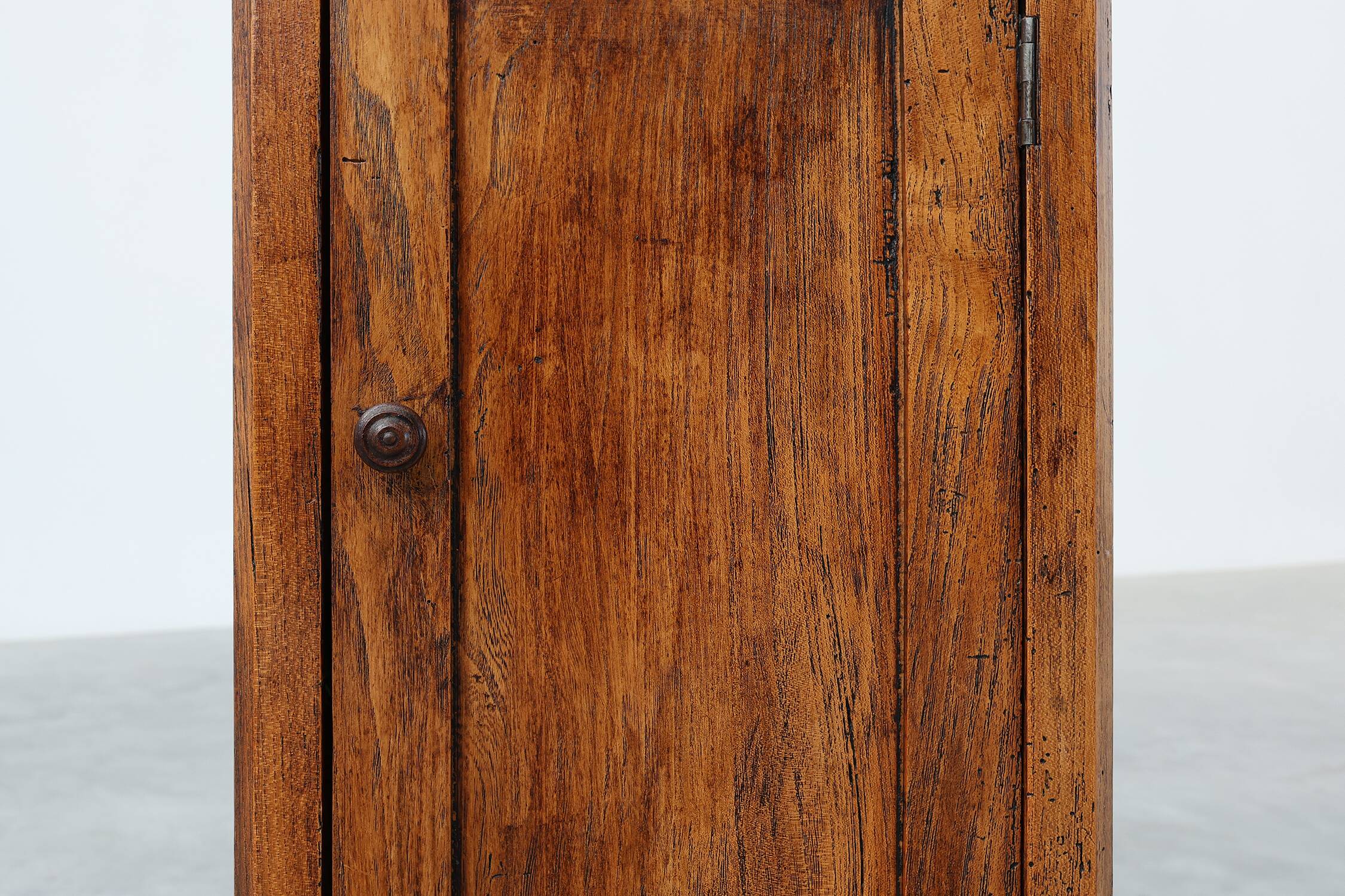 Art Deco walnut bedside cabinet, Belgium, 1920s