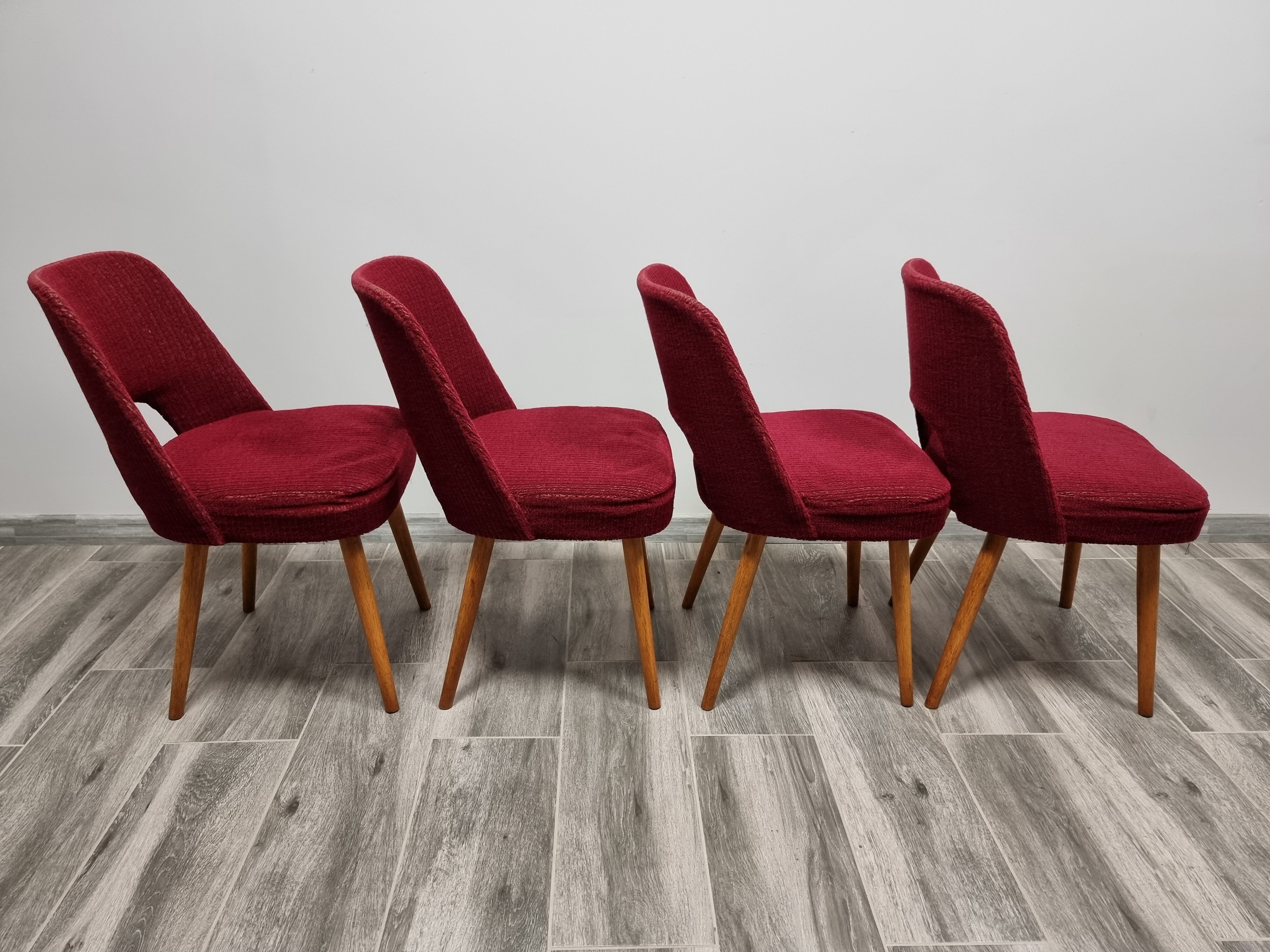 4 dining chairs by Oswald Haerdtl