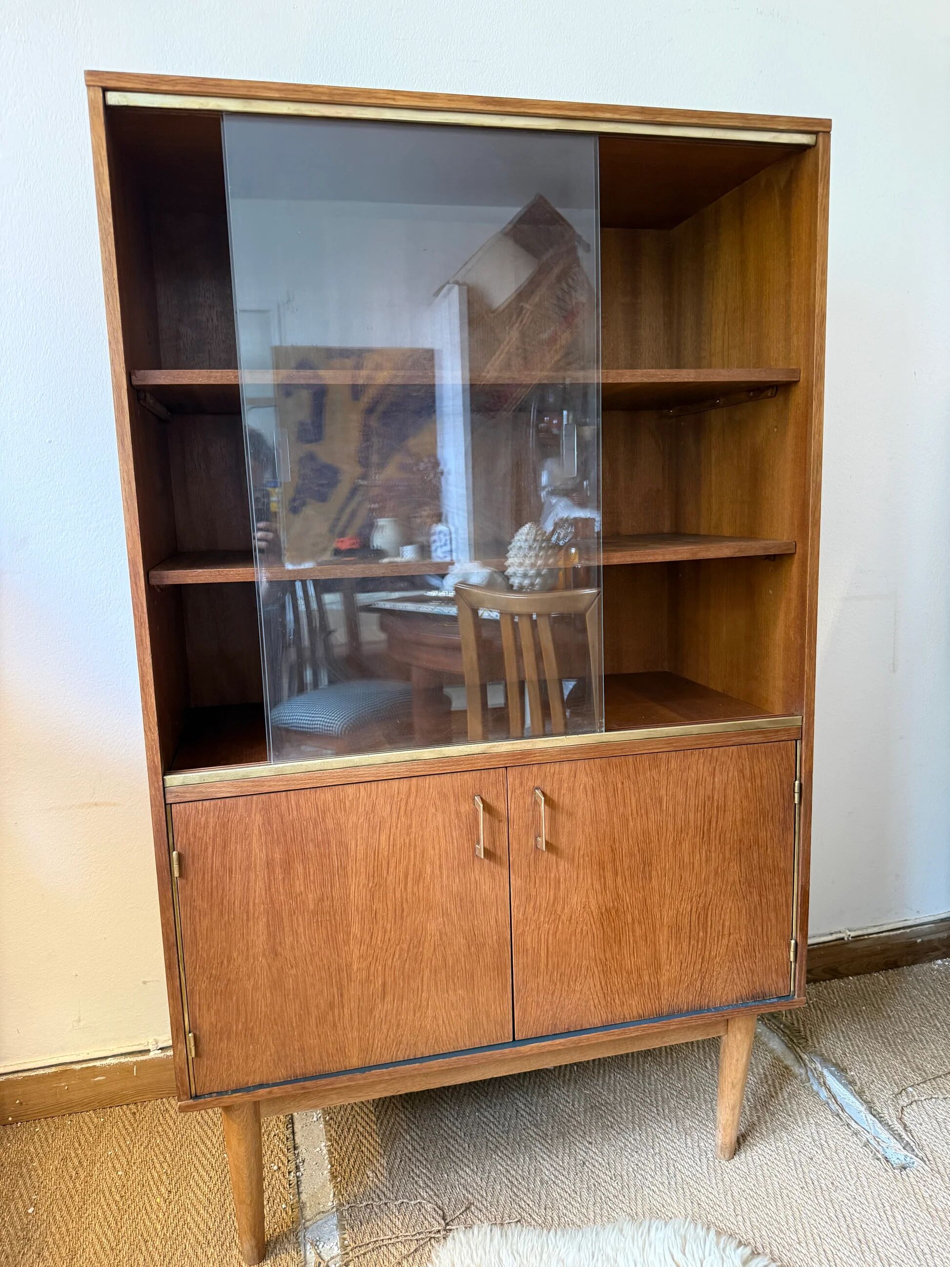 Vaisselier vitrine bibliothèque vintage