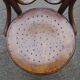 2 chaises bistrot N°20 , vers 1900 assise bois.