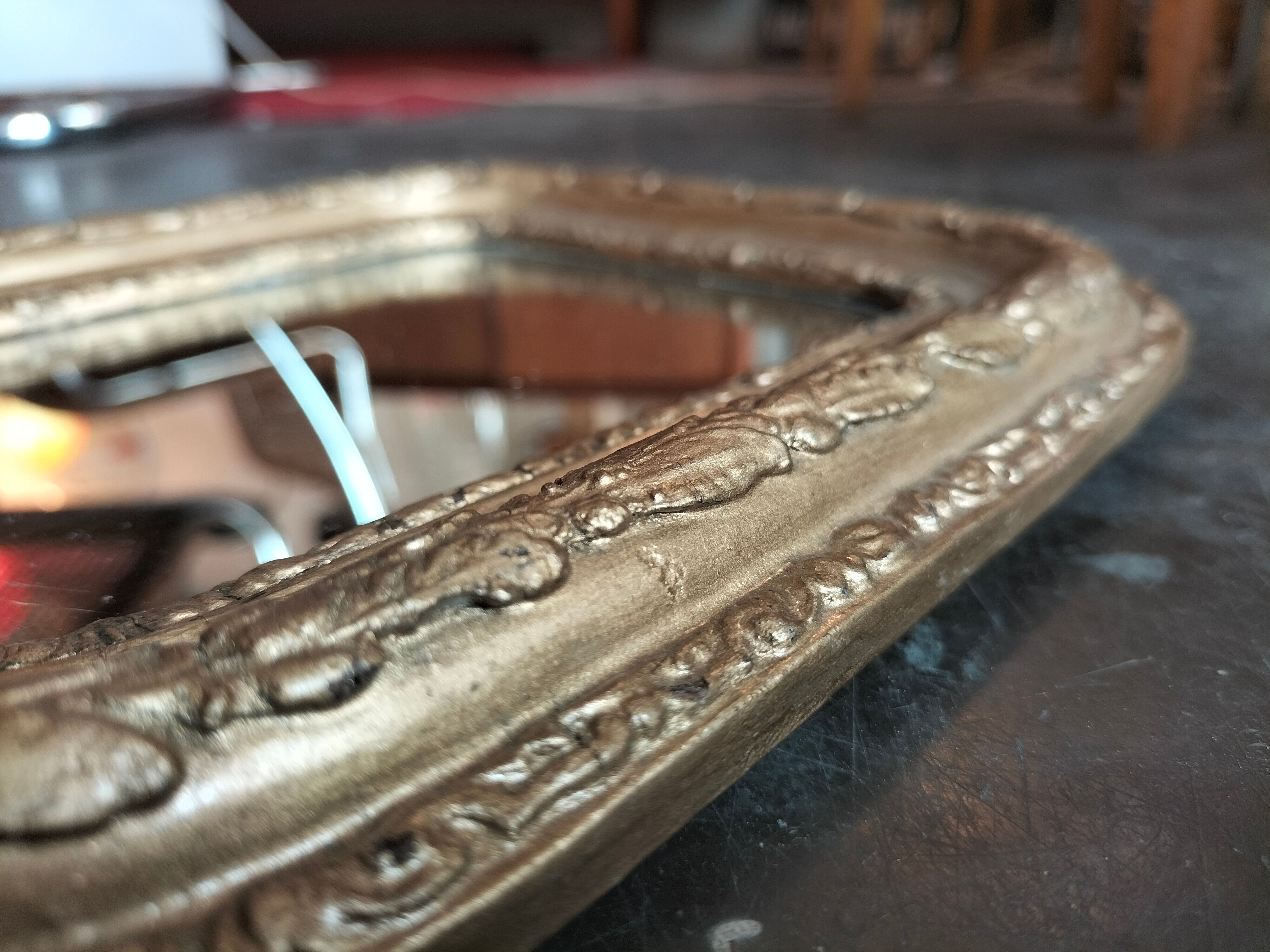 Small old mirror