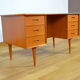 Teak desk scandinavian work 1960