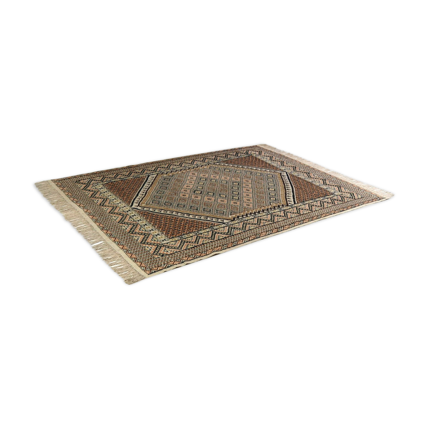 Hand-woven Kilim from Tunisia with 1st choice wool 290x210x3cm