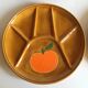 6 assiettes compartimentées vintage