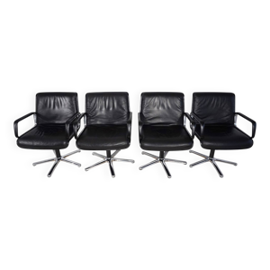 Ensemble de 4 chaises - pivotantes