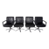Set of 4 Wilkhahn Delta swivel chairs by Delta Design, 1970