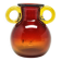 Vase, mid-century modern, glass, designed by J. Słuczan-Orkusz, Poland, 1970s