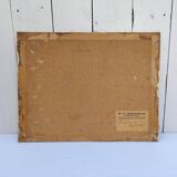 Oil on cardboard Tulips and Forget-me-nots Latallerie-beurier