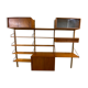 Vintage scandinavian teak wall unit by Poul Cadovius for Royal System 1960s