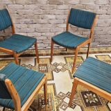 Set of 4 Scandinavian chairs 1960