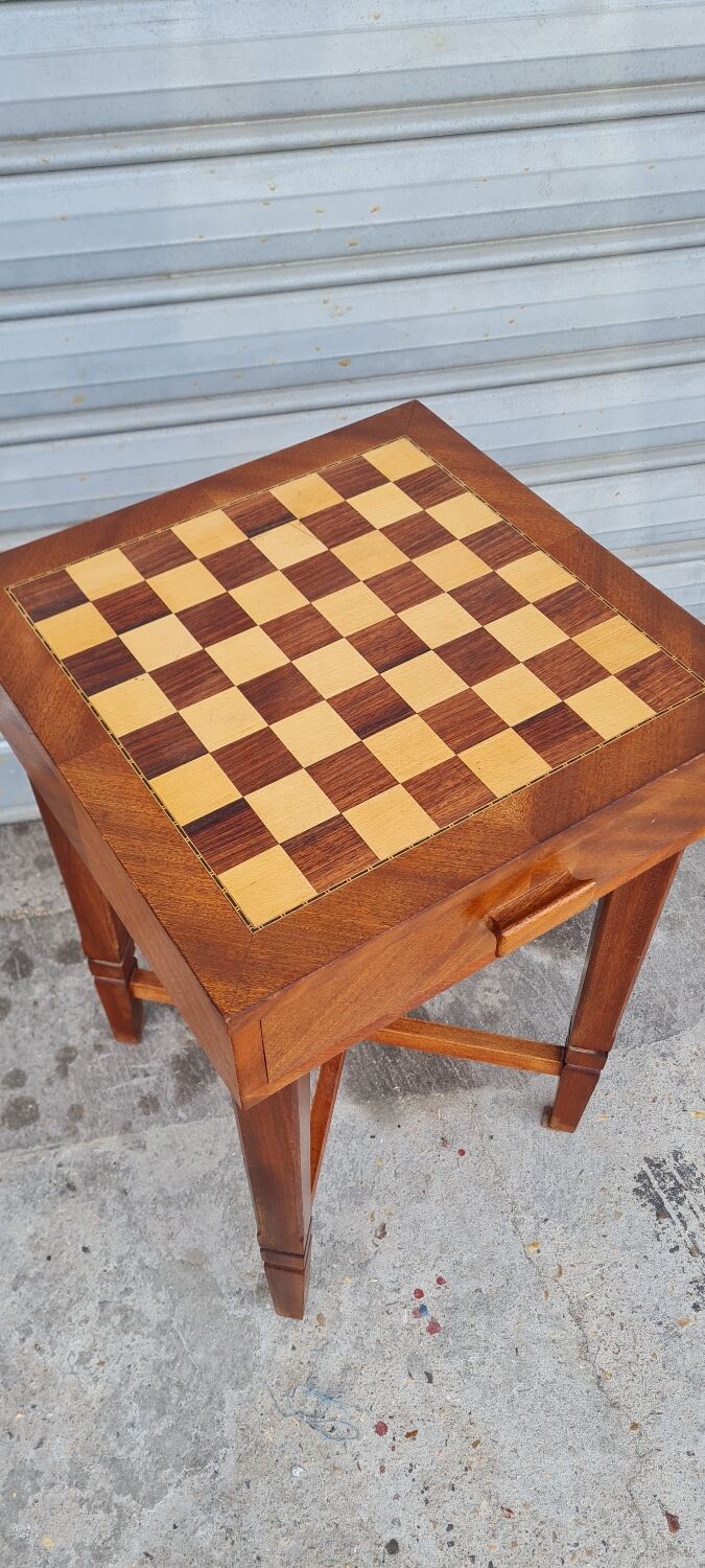 Bedside table - chess game