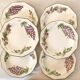 6 assiettes à dessert anglaise