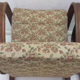 1960 2x Halabala Armchairs H 269 and spider table, Czechoslovakia