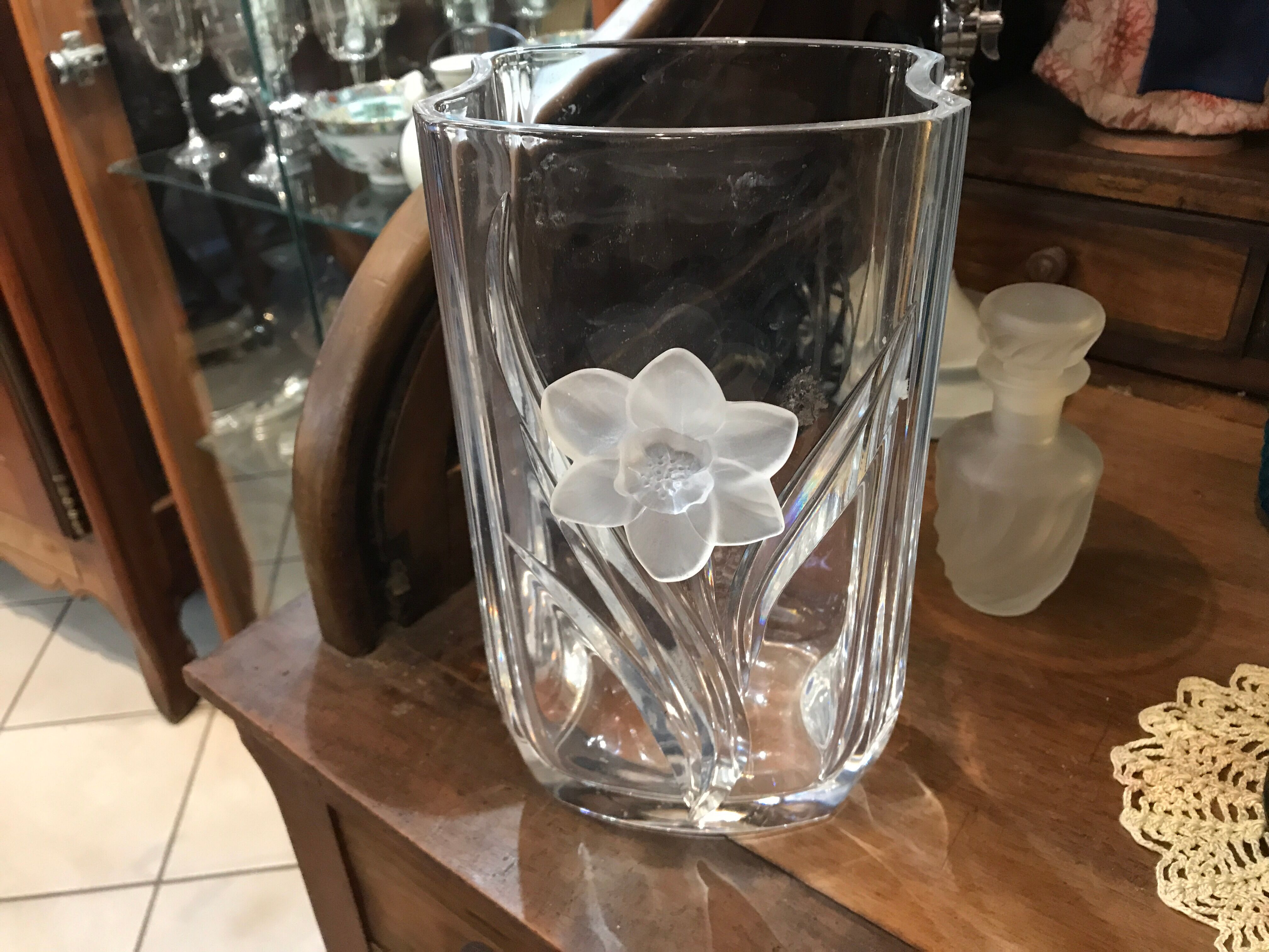 Crystal vase