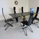 Set of 6 Italian design chairs by Pietro Arosio, postmodern, 1980s.