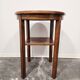 Table d'appoint en bois massif vintage des années 50