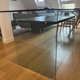 Artelano glass & wood desk