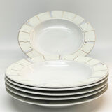 Set of 6 Hollow Plates "Chriss G. Collection"