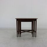 Sixties danish design rosewood nesting tables
