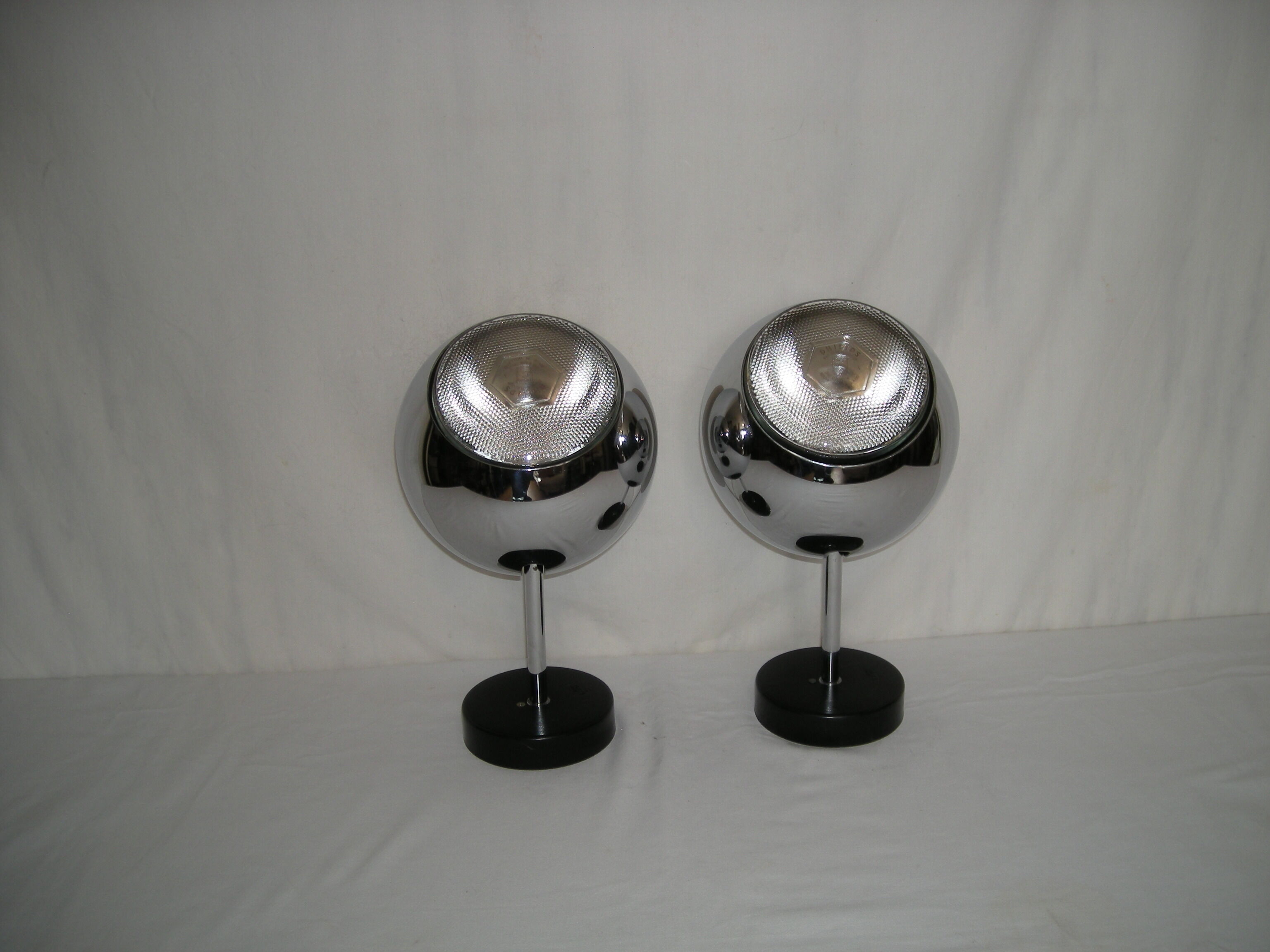 Pair of sconces Eye ball - STaff of the 70s