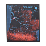 Aquitaine and Mediterranean school map