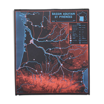 Carte scolaire Aquitaine et Méditerranée