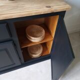 Black antique sideboard