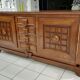 Enfilade oak Brutalist Art Deco 1940s