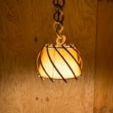 Vintage rattan pendant lamp
