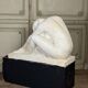 Large Workshop Plaster, Young Nude Woman, Signature on the Base