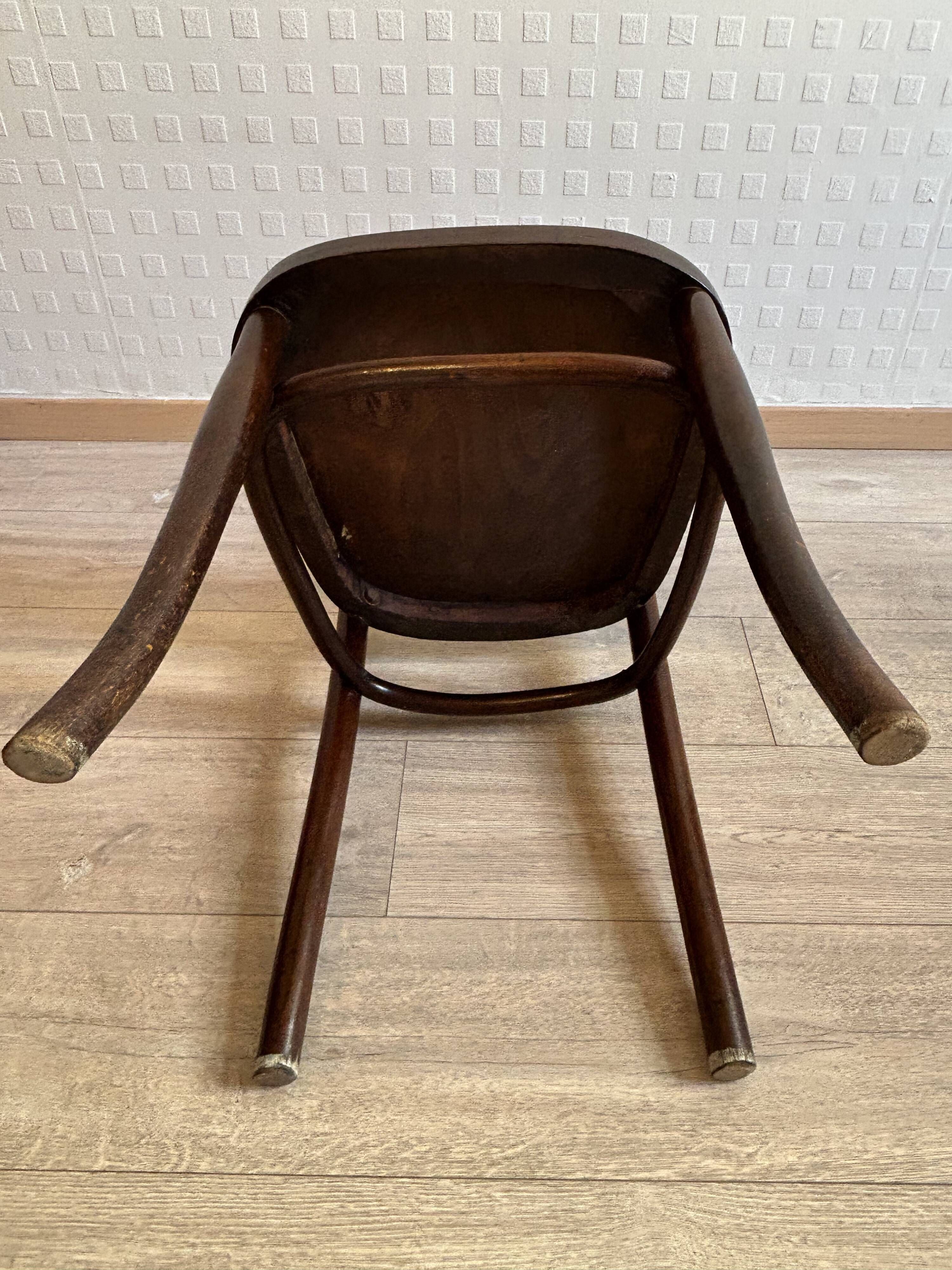 6 antique chairs Jacob & Josef Kohn – Vienna – Decorated bent wood – Style