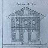Architecture board engraving