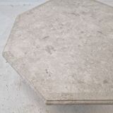 Table basse en pierre années 1980