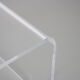 1970s Bent plexiglass coffee table from France