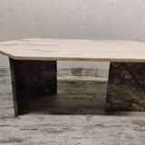 Table basse vintage en marbre