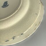 2 Flat plates Gien Chardons dark blue